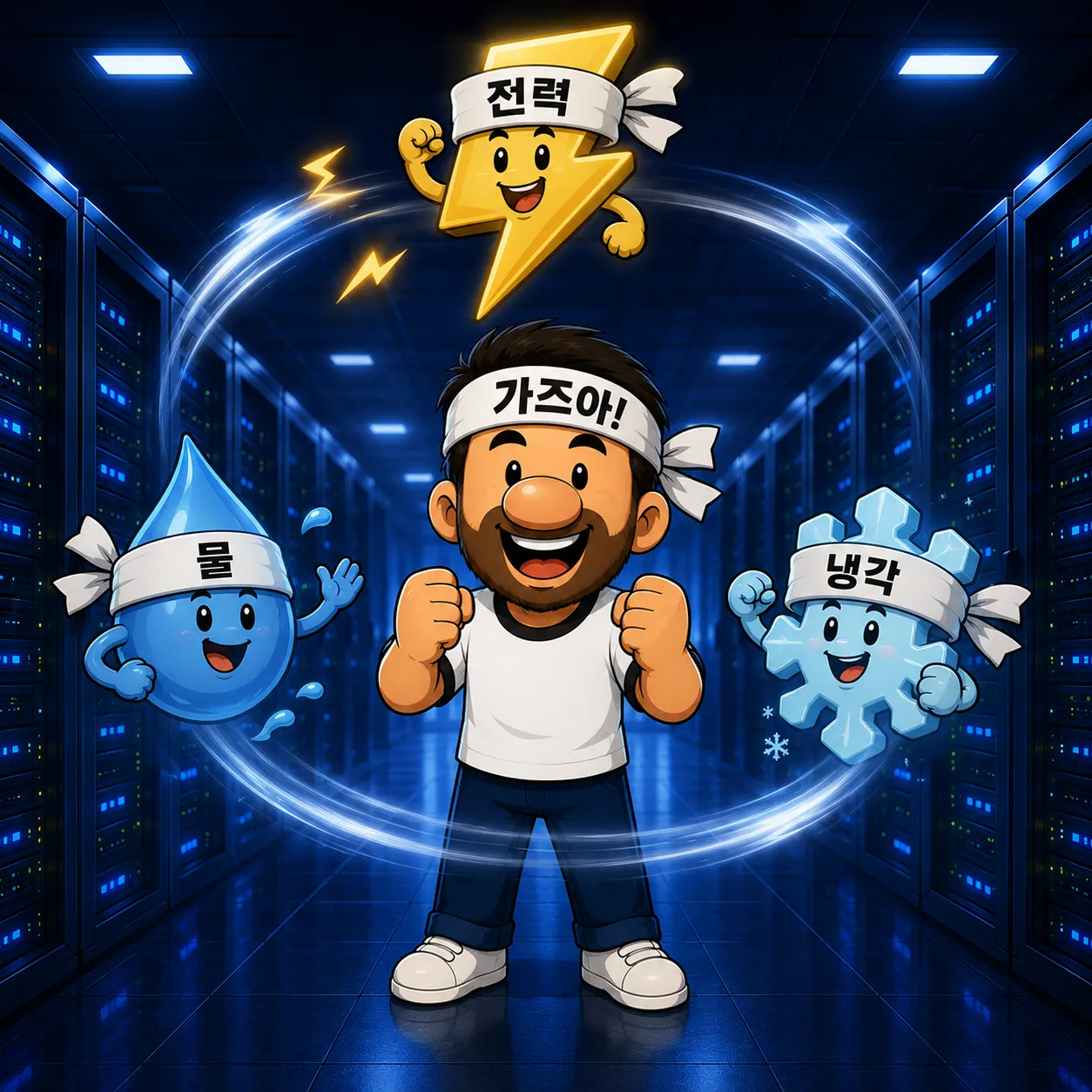 ai데이터센터 핵심 3요소 물, 냉각, 전력